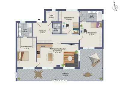 4-Zimmer-Wohnung kaufen in Graz-Umgebung – 107,91 m², € 449.000 – Bild 17 von 17