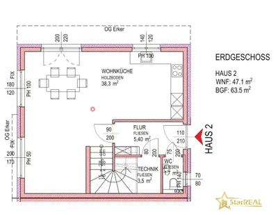 5-Zimmer-Haus kaufen in Wien – 133,84 m², € 779.000 – Bild 15 von 23