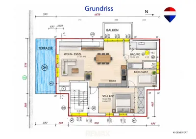 3-Zimmer-Wohnung kaufen in Vöcklabruck – 92,65 m², € 275.000 – Bild 13 von 15