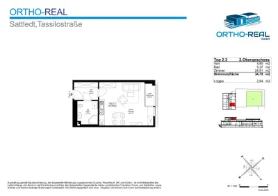 1-Zimmer-Wohnung mieten in Wels-Land – 34,78 m², € 646 – Bild 16 von 16