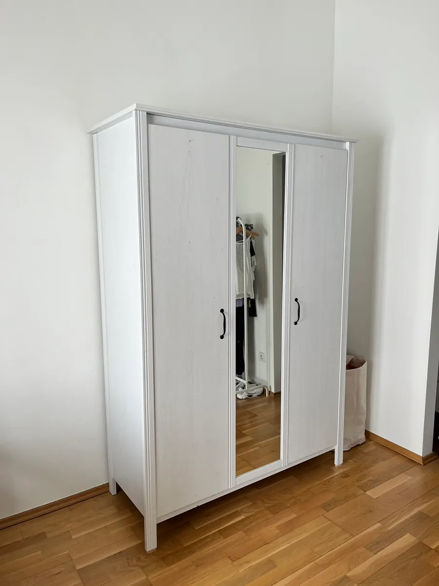 IKEA Aspelund Kleiderschrank mit Spiegeltür, € 40,- (1080 Wien)