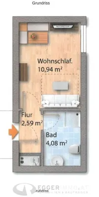 1-Zimmer-Wohnung kaufen in Zell am See – 17,62 m², € 129.000 – Bild 12 von 12