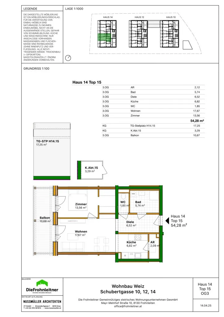 Leistbares Eigentum - 2 Zimmer mit Balkon in Weiz! - Ansicht 3