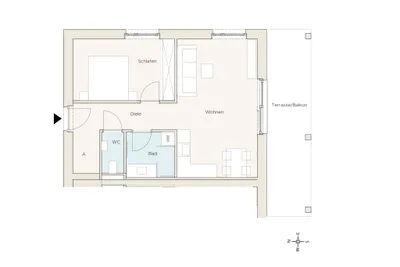2-Zimmer-Wohnung kaufen in Graz – 49,84 m², € 333.564 – Bild 7 von 7