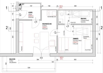 2-Zimmer-Wohnung mieten in Sankt Pölten Land – 35 m², € 577 – Bild 16 von 16