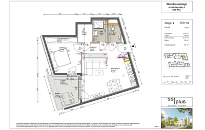 2-Zimmer-Wohnung kaufen in Wien – 53,93 m², € 279.000 – Bild 10 von 10
