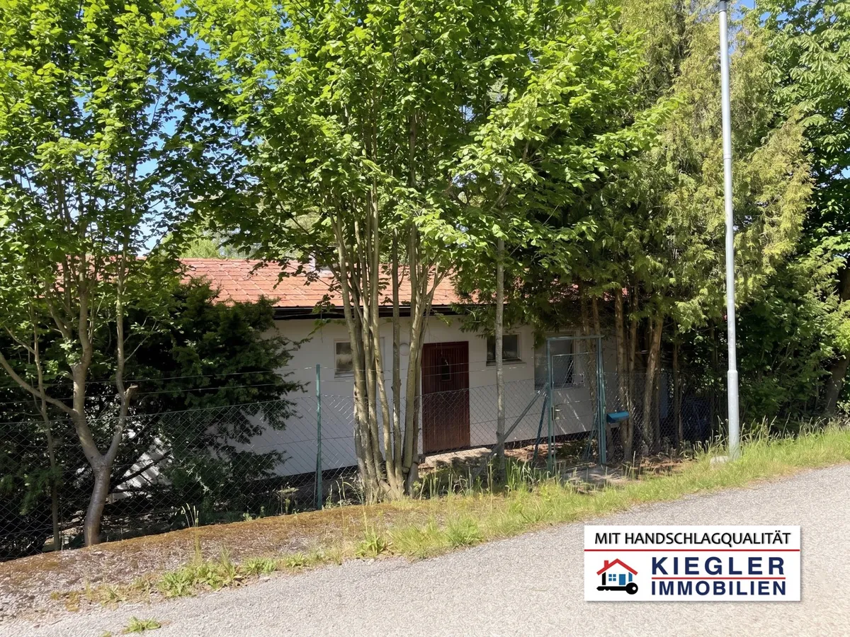 NATURPARADIES IN 3032 EICHGRABEN: TRAUMHAFTER 1.165 m² BAUGRUND AM WALDRAND MIT KLEINEM BESTANDSHAUS! - Widok 2