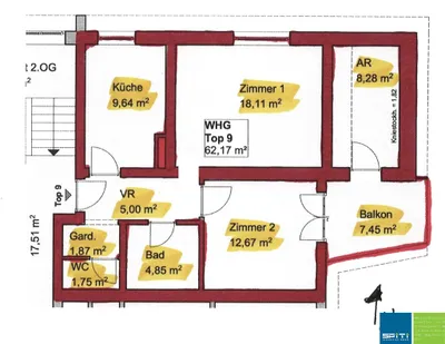 2-Zimmer-Wohnung kaufen in Spittal an der Drau – 62 m², € 105.500 – Bild 13 von 14