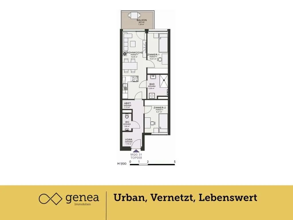 Familienfreundlich | Graz von seiner besten Seite | MQG | ERSTBEZUG - Ansicht 2