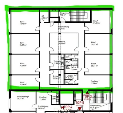 Gewerbeimmobilie mieten in Wien – 418 m², € 6.688 – Bild 3 von 3