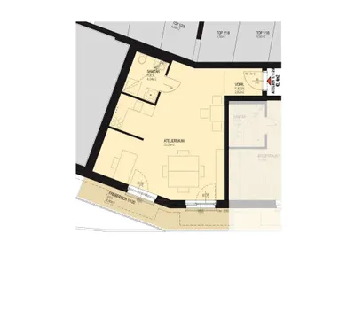 1-Zimmer-Gewerbeimmobilie mieten in Tulln – 42 m², € 582 – Bild 16 von 16
