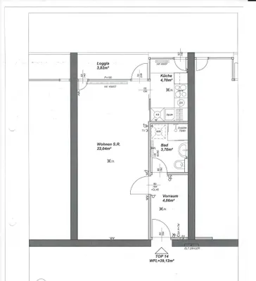 1-Zimmer-Wohnung mieten in Salzburg Stadt – 39 m², € 820 – Bild 7 von 7