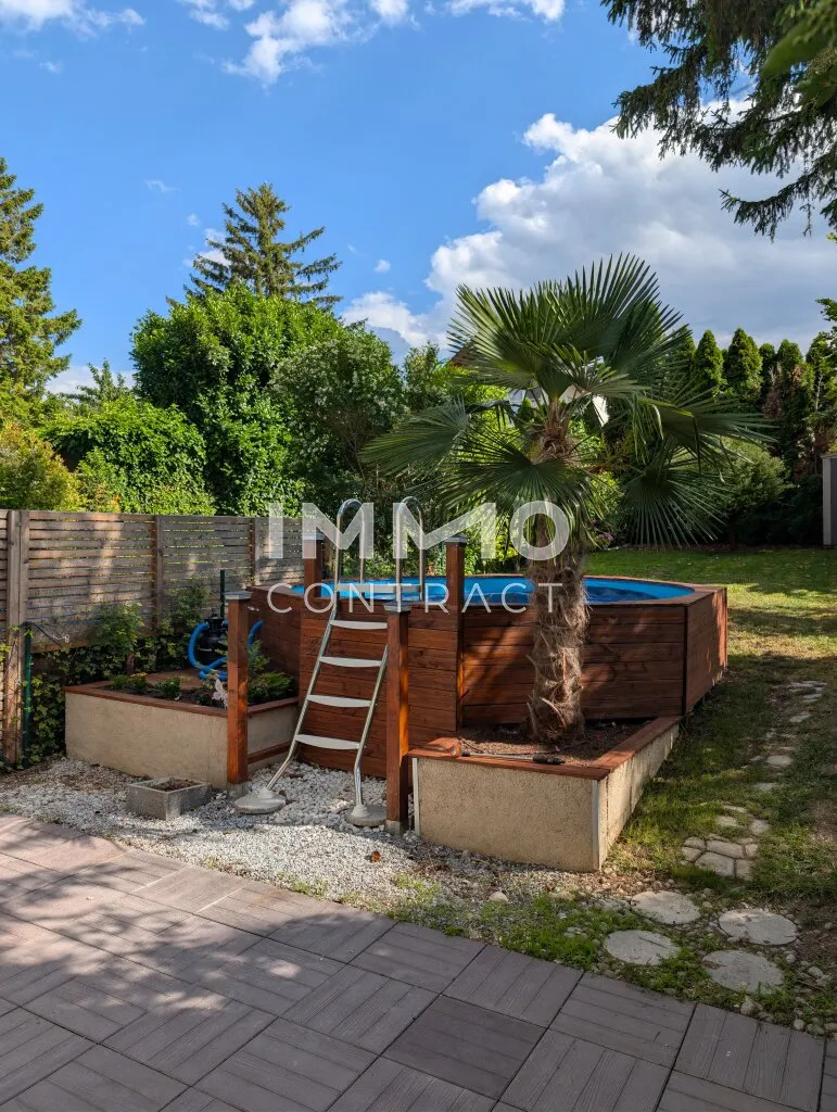 Der Hitze entkommen! Doppelhaushälfte mit Pool und 2 Carport-Plätzen, Vösendorf