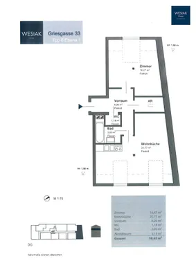 2-Zimmer-Wohnung kaufen in Graz – 58 m², € 134.900 – Bild 15 von 15
