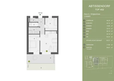 3-Zimmer-Wohnung kaufen in Graz-Umgebung – 64,91 m², € 258.212 – Bild 8 von 8