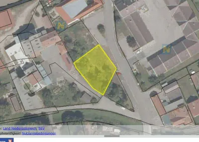 Grundstück kaufen in Hollabrunn – 925 m², € 89.000 – Bild 1 von 6