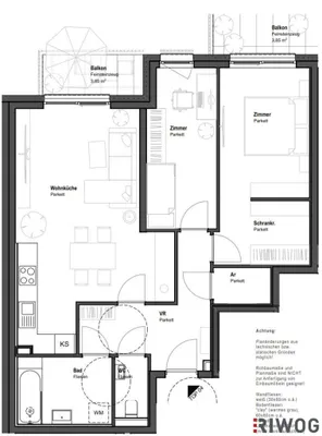 3-Zimmer-Wohnung mieten in Wien – 71,47 m², € 1.590 – Bild 13 von 14