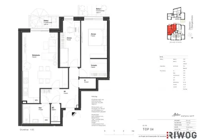 3-Zimmer-Wohnung mieten in Wien – 71,47 m², € 1.590 – Bild 14 von 14