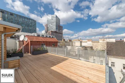 Stilvolle Dachgeschoss-Maisonette mit ca. 37 m² Terrasse, Klimaanlage & Altbaucharme bei Wien Mitte – Bild 2