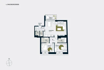 3-Zimmer-Wohnung kaufen in Wien – 92,89 m², € 1.003.200 – Bild 2 von 13
