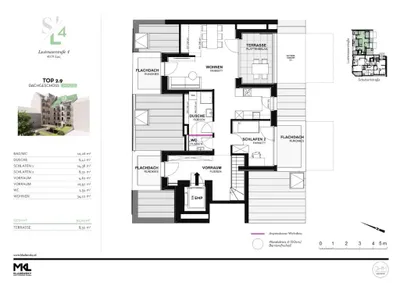 3-Zimmer-Wohnung kaufen in Linz – 91,02 m², € 699.000 – Bild 5 von 5