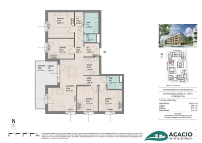 5-Zimmer-Wohnung mieten in Tulln – 100,91 m², € 1.569 – Bild 20 von 20