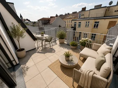 Klimatisierte 2-Zimmer-Wohnung mit Terrasse nahe Schloss Schönbrunn | 1140 Wien