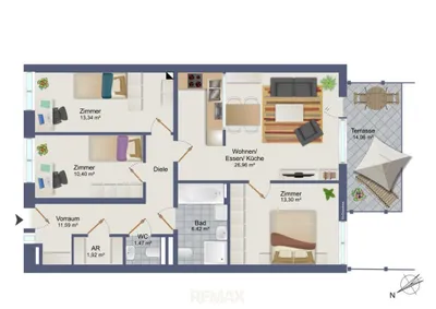 4-Zimmer-Wohnung kaufen in Graz-Umgebung – 89,05 m², € 295.000 – Bild 19 von 19