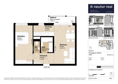 Wohnung mieten in Wien – 49,3 m², € 1.340 – Bild 12 von 12