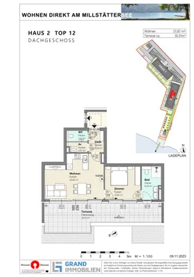 2-Zimmer-Wohnung kaufen in Spittal an der Drau – 53,82 m², € 896.100 – Bild 10 von 12