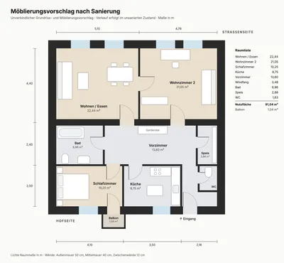 3-Zimmer-Wohnung kaufen in Wien – 91 m², € 299.000 – Bild 10 von 10