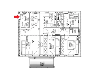 3-Zimmer-Wohnung mieten in Graz-Umgebung – 77,7 m², € 947 – Bild 2 von 11