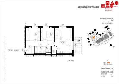 3-Zimmer-Wohnung mieten in Linz Land – 78,97 m², € 1.293 – Bild 25 von 26
