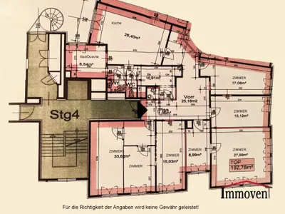 7-Zimmer-Wohnung mieten in Wien – 193 m², € 3.114 – Bild 17 von 17
