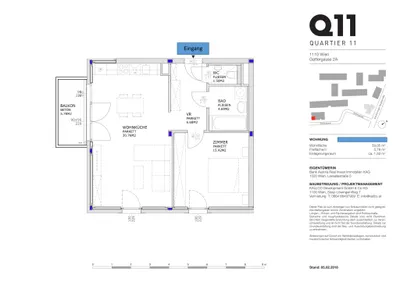 2-Zimmer-Wohnung mieten in Wien – 59,05 m², € 1.083 – Bild 18 von 18