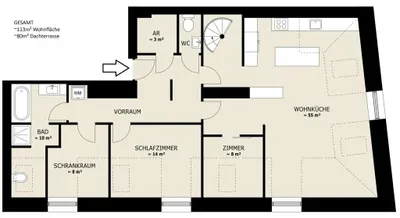 4-Zimmer-Wohnung kaufen in Mödling – 113 m², € 539.000 – Bild 22 von 24