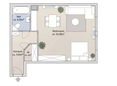 1-Zimmer-Wohnung kaufen in Wien – 49 m², € 290.000 – Bild 12 von 12