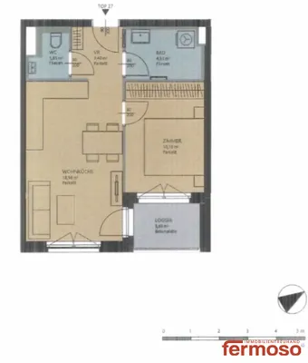 1-Zimmer-Wohnung mieten in Wien – 43 m², € 849 – Bild 12 von 12