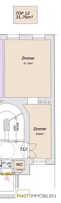 1-Zimmer-Wohnung kaufen in Wien – 31,76 m², € 179.000 – Bild 20 von 20