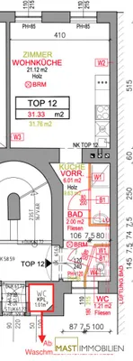 1-Zimmer-Wohnung kaufen in Wien – 31,76 m², € 179.000 – Bild 15 von 20