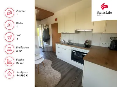 1-Zimmer-Wohnung kaufen in Linz Land – 27 m², € 94.990 – Bild 2 von 7