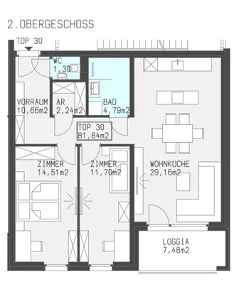 3-Zimmer-Wohnung mieten in Hollabrunn – 74,36 m², € 1.155 – Bild 10 von 10