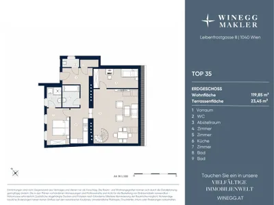 4-Zimmer-Wohnung kaufen in Wien – 119,85 m², € 990.000 – Bild 15 von 16