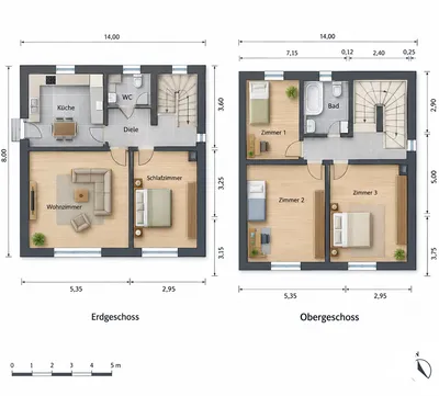 5-Zimmer-Haus kaufen in Klagenfurt Land – 125 m², € 345.000 – Bild 4 von 6