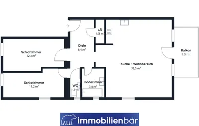 3-Zimmer-Wohnung kaufen in Wels – 72,64 m², € 249.000 – Bild 16 von 16