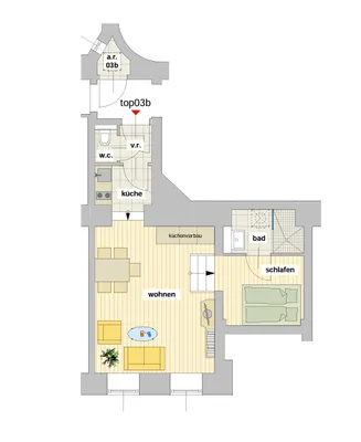2-Zimmer-Wohnung kaufen in Wien – 37 m², € 239.000 – Bild 5 von 7