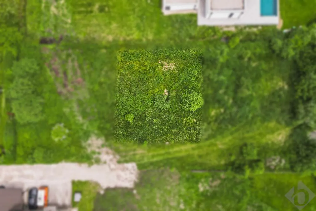 Naturlage an der Fischach: Baugrundstück mit bewilligtem Öko-Haus - Ansicht 2