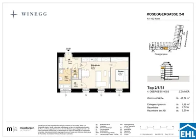 2-Zimmer-Wohnung kaufen in Wien – 47,7 m², € 337.200 – Bild 13 von 13