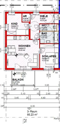 3-Zimmer-Wohnung kaufen in Wels-Land – 66,23 m², € 291.412 – Bild 11 von 11