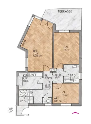 3-Zimmer-Haus kaufen in Wien – 90,65 m², € 499.000 – Bild 22 von 23